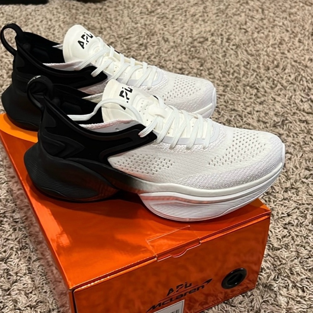 APL McLaren Athletic Shoes - White and Black